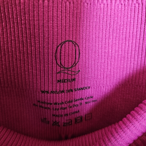 Q Collective The High & Tight Legging - Limited Edition Pop Of Pink Hot - Picture 6 of 6